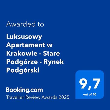 Luksusowy Apartament W Krakowie - Stare Podgorze - Rynek Podgorski Exteriér fotografie